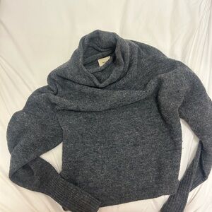 Aritzia alpaca and wool cowl neck sweater
